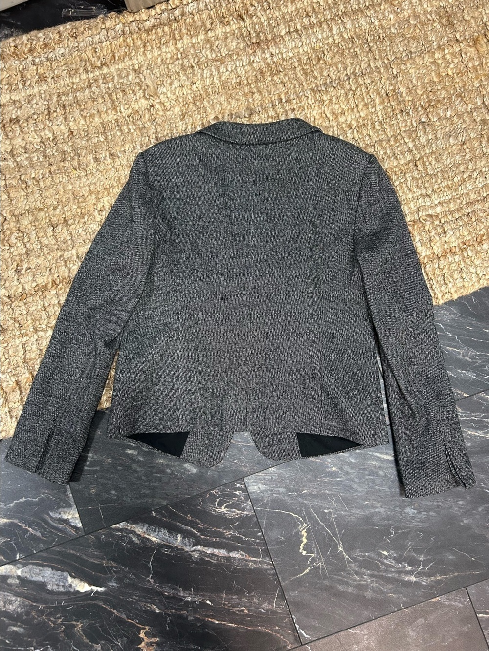 LOFT Charcoal Gray Tailored Blazer Jacket - Picture 3 of 3
